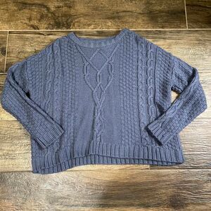 Mudd-clothing Women's Blue Sweater